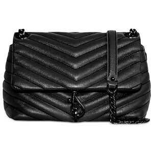 Rebecca Minkoff Black Edie Small Crossbody Bag